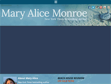 Tablet Screenshot of maryalicemonroe.com